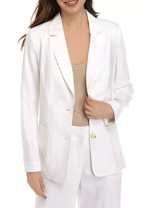 petite linen blazer|Womens Petite Linen Blazers